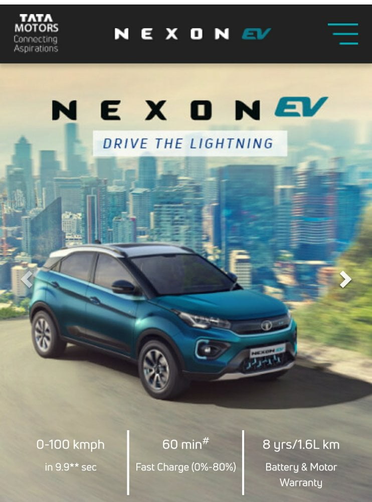 Electric Cars in India, Company, Upcoming Models, Features से जुडी सभी जानकारियॉ Hindi में। 2 Tata Nexon EV Electric Cars