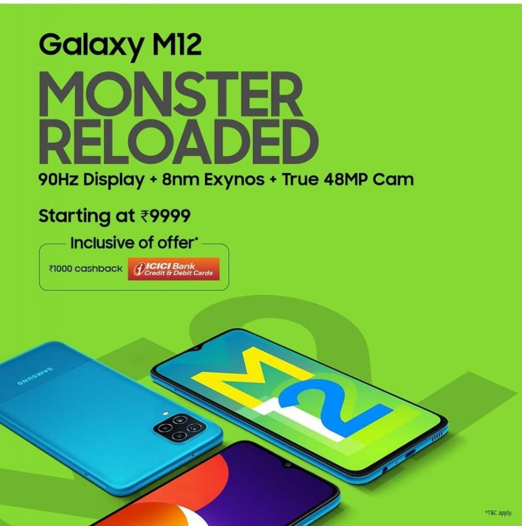 Samsung Galaxy M12 Ad